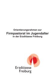 Firmpastoral im Jugendalter - Erzbistum Freiburg
