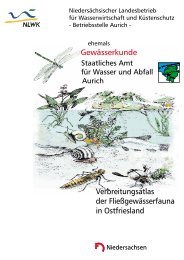 Verbreitungsatlas der Fließgewässerfauna in Ostfriesland ...