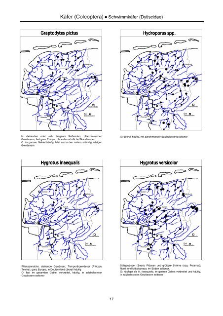 Verbreitungsatlas der Fließgewässerfauna in Ostfriesland ...