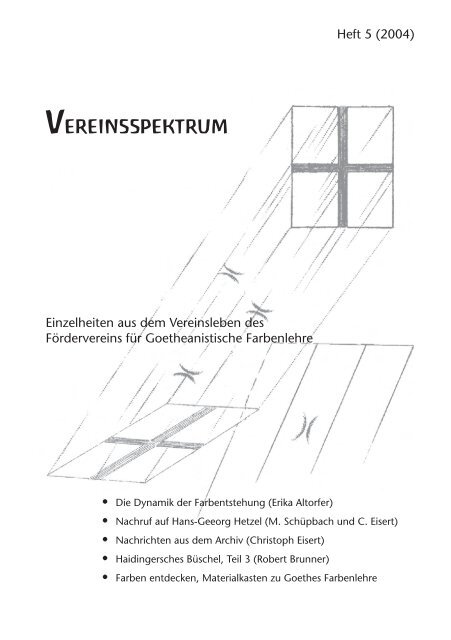 Vereinsheft 5 - Farben-Welten