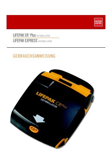 LIFEPAK CR Plus-Bedienungsanleitung (PDF) - Physio-Control