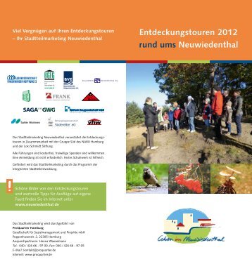 Entdeckungstouren 2012 rund ums Neuwiedenthal - Leben im ...