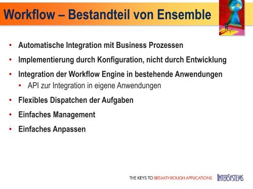 Workflows with Ensemble - InterSystems