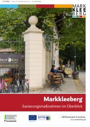 Sanierungsmaßnahmen im Überblick - Stadt Markkleeberg