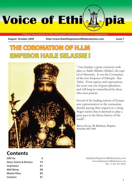 THE CORONATION OF H.I.M EMPEROR HAILE ... - Rasta Ites