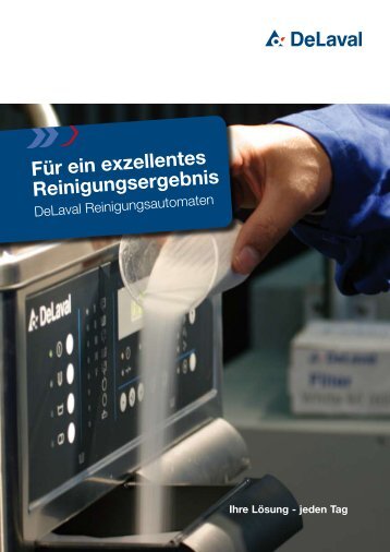 Produktinformation über Reinigungsautomaten - DeLaval