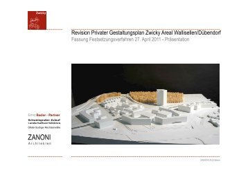 Gestaltungsplan - Zwicky-Areal