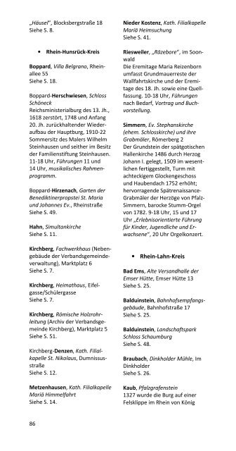 Tag des offenen Denkmals 2012 - Generaldirektion Kulturelles Erbe ...