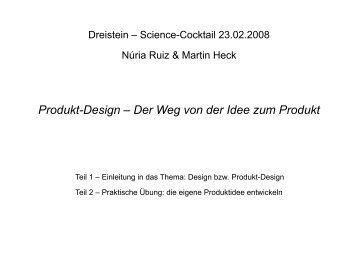 PDF zum Produkt-Design - Dreistein