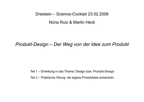 PDF zum Produkt-Design - Dreistein