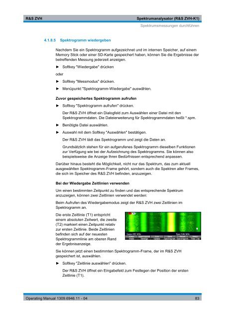 R&S ZVH Kabel- und Antennenanalysator - Rohde & Schwarz ...