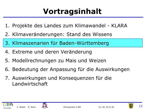 Klimawandel in Baden-Württemberg in der Vergangenheit und