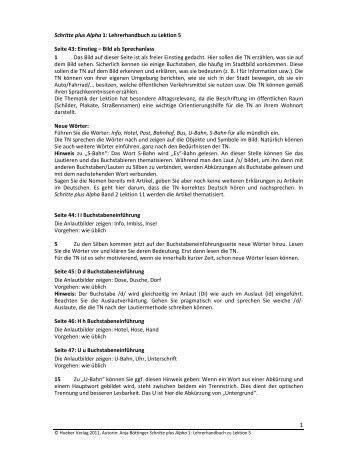 Schritte International 3 Lehrerhandbuch Schritte International 3 Lehrerhandbuch