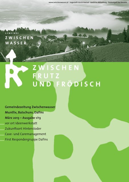 Gemeindezeitung März 2013 - Gemeinde Zwischenwasser