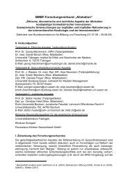 BMBF-Forschungsverbund „Allokation“ - Universität Duisburg-Essen