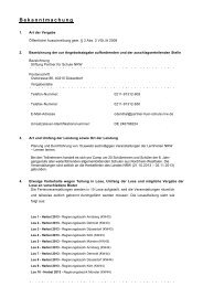 Bekanntmachung (pdf 150 KB) - Stiftung Partner für Schule NRW