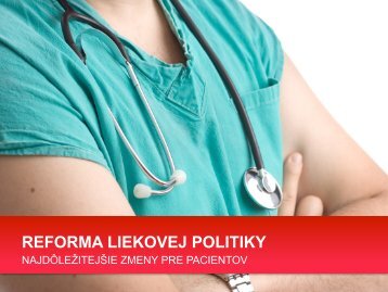 Peter Marencak-Reforma liekovej politiky, najdôležitejšie zmeny pre ...