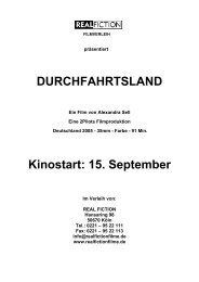 DURCHFAHRTSLAND Kinostart: 15. September - Real Fiction