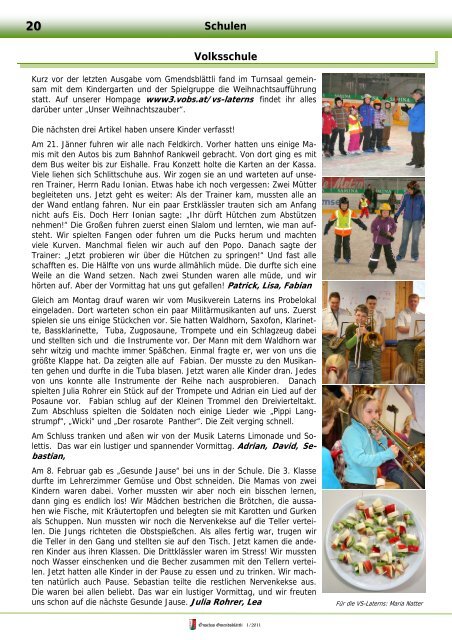 Ausgabe 01/2011 - Gemeinde Laterns