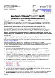 LogView (LV) Grafik-Programm für PC - Accu-Select