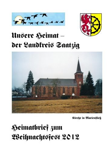 Heimatbrief 2012 PDF - Saatzig