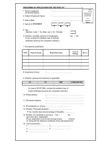 PROFORMA OF APPLICATION FOR THE POST OF.pdf