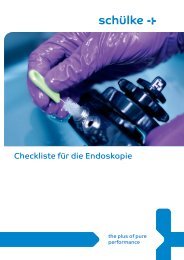 Checkliste für die Endoskopie - Schülke & Mayr