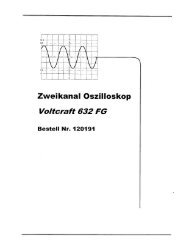 Bedienungsanleitung 30 MHz-Oszilloskop 632-FG