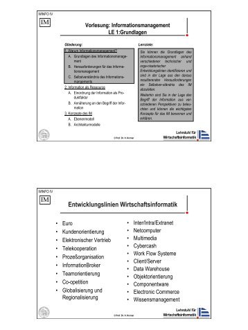 FOLIENSATZ LE1.pdf - (Prof. Dr. Helmut Krcmar) - TU München