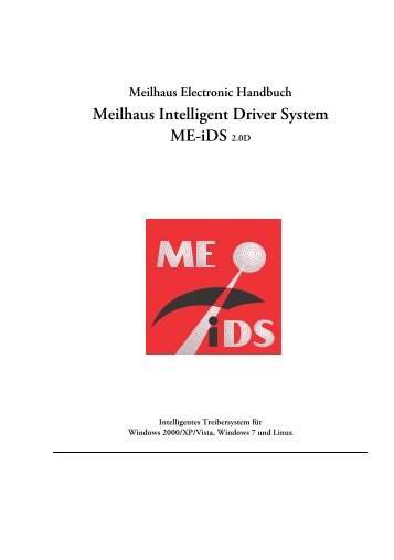 Meilhaus Intelligent Driver System ME-iDS 2.0D