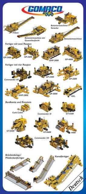 Downloaden Sie die deutsche volle Zeile Broschüre pdf - GOMACO ...