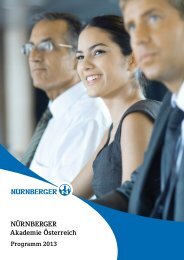 Programm 2013 - Nürnberger Versicherung AG