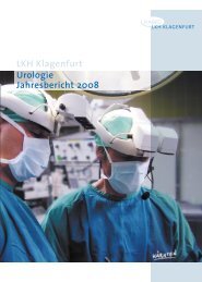 LKH Klagenfurt Urologie Jahresbericht 2008 - Kabeg
