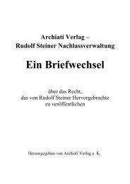 Briefwechsel Teil 1 - Archiati, Pietro