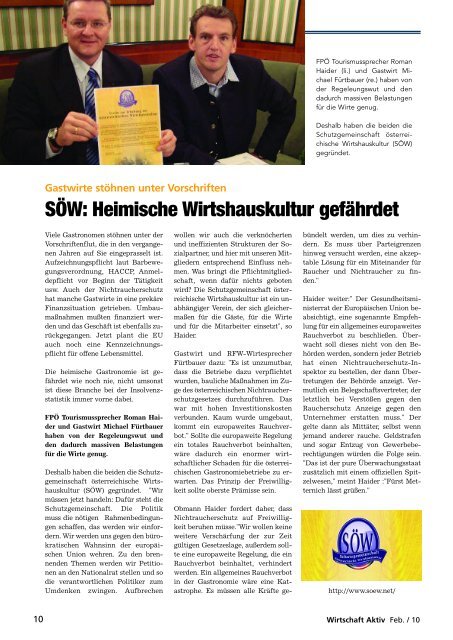 Wirtschaft AKTIV, Februar - Vorarlberg