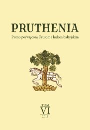 Organizacja pogańskiej przestrzeni sakralnej Prusów ... - PRUTHENIA