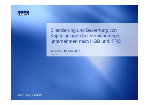 Kapitalanlagen (PDF) - Institut für Risikomanagement und ...