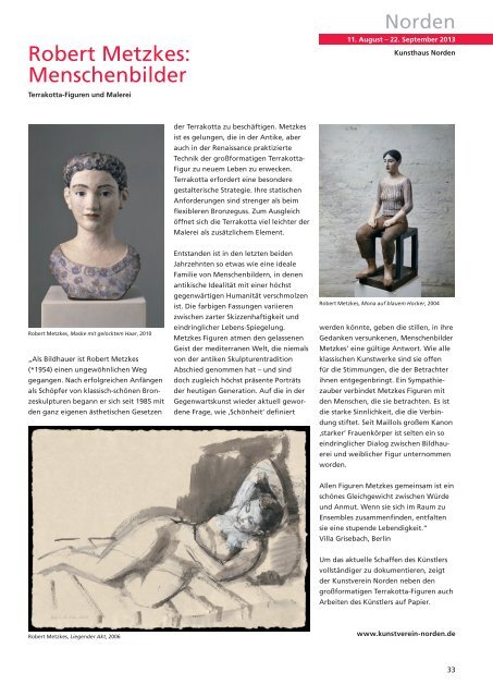 Download der aktuellen Ausgabe als pdf - Kunsthalle Bremen