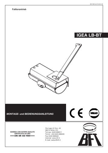 IGEA LB-BT - bei BFT