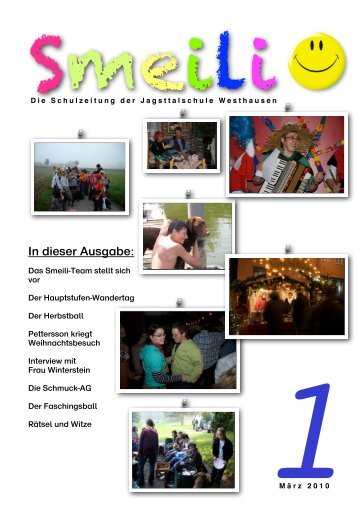 schulzeitung ausgabe 1 - Jagsttalschule Westhausen