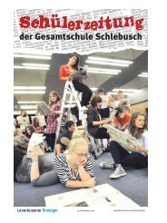 GLS Schülerzeitung 2011 - der Gesamtschule Leverkusen Schlebusch