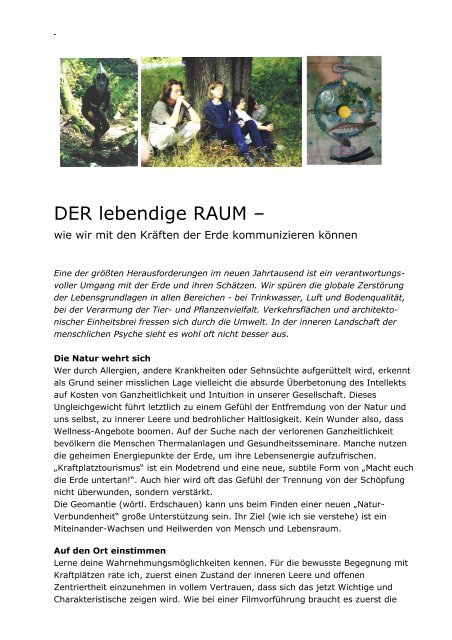 download als pdf - Mensch & Raum