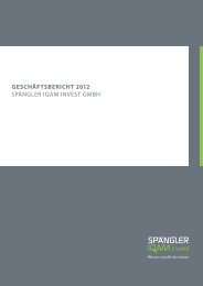 Geschäftsbericht 2012 Spängler IQAM InveSt gMbH