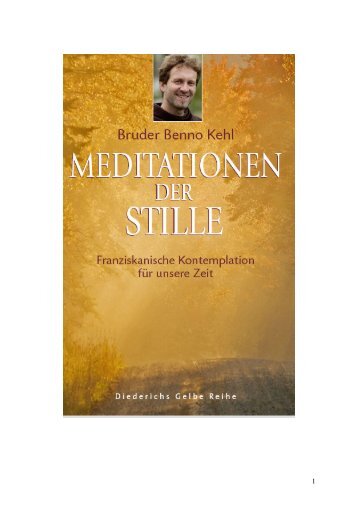 Meditationen der Stille lesen - Franziskanische Gassenarbeit ...