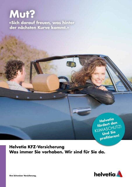 Folder - KFZ Versicherung - Helvetia