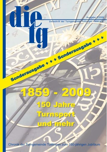 150 Jahre Turnsport und mehr 150 Jahre Turnsport ... - TG Tuttlingen