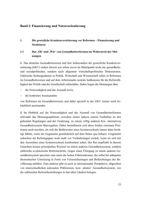 Die Gesetzliche Krankenversicherung Vor Reformen Finanzierung