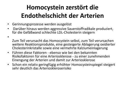 Download Präsentation Homocystein - Medivere