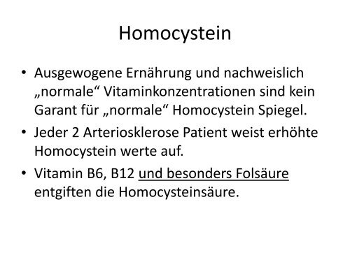 Download Präsentation Homocystein - Medivere