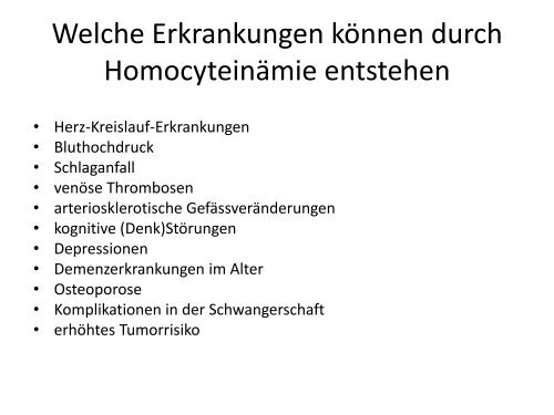 Download Präsentation Homocystein - Medivere